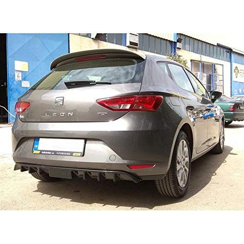 Tylny fartuch (dyfuzor) Seat Leon 5F 5-drzwiowy 2013- (ABS)