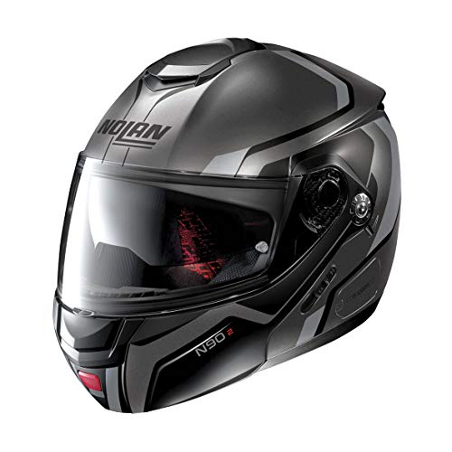 Nolan CASCO N90-2 MERIDIANUS N-COM FLAT LAVA GREY XS