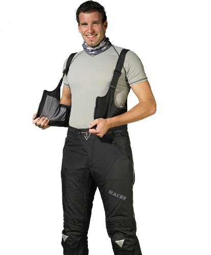 Racer Szczotka do spodni Adventure Plus, czarna, rozmiar 4XL, W120/L33, 60 UK