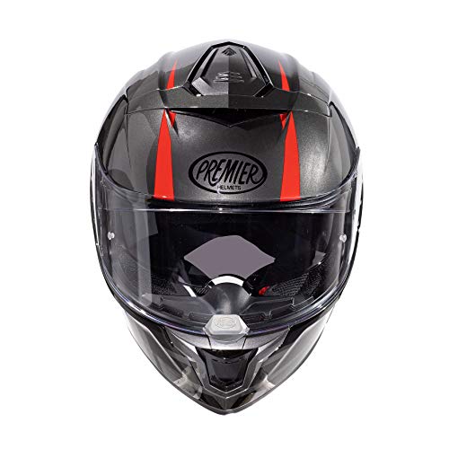 PREMIER Kask Devil GT 17, szary/czarny/czerwony, M