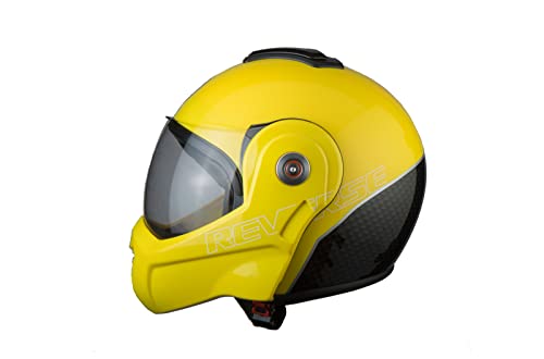 BHR Helmets 807 REVERSE kask motocyklowy dla dorosłych, żółty, XS