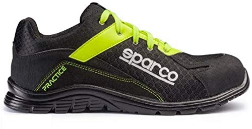 Sparco s0751745nrgf buty treningowe, czarny/żółty, rozmiar 45