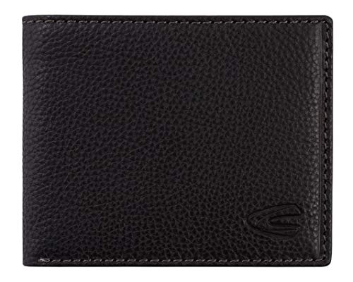 camel active, Macau, męski, portfel (format dżinsów), czarny, 11 x 2 x 8,5, Portfel poziomy