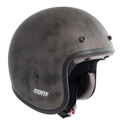 170W-AAA-13 brązowy guma (XS) kask motocyklowy z włókna szklanego (Chalenge)