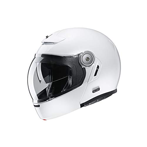 Kask motocyklowy HJC V90 biały/biały, XS