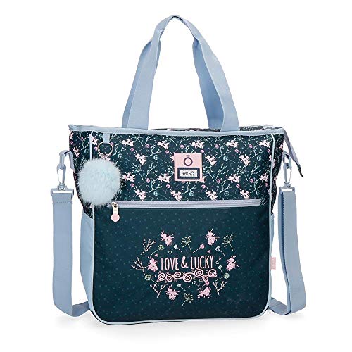 Enso Love and Lucky torba na ramię, 36 cm, 17,14 litra, wielokolorowa (Multicolor)