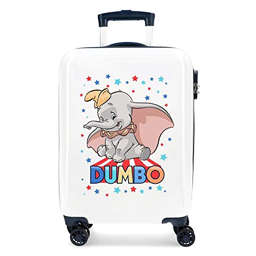 Disney Disney Dumbo walizka kabinowa, wielokolorowa, 37 x 55 x 20 cm, z zamkiem szyfrowym ABS, 32 l, 2,5 kg, 4 podwójne kółka, bagaż podręczny 2461461