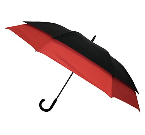 SMATI Smati SA339028 parasol, 100 cm, czarny i czerwony SMATISA339028DEXTROUGE