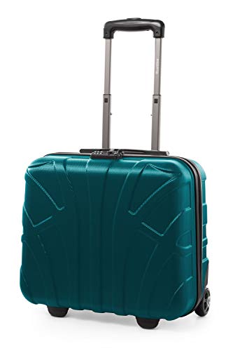 SUITLINE SUITLINE - Bagaż podręczny walizka na kółkach, walizka na kółkach, zestaw walizek, 4 kółka, TSA (S, M i L), zielony wodny. (zielony) - S20-P-8801M-AQG S20-P-8801M-AQG