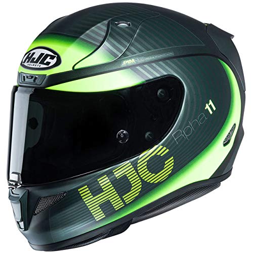 Kask motocyklowy HJC RPHA 11 BINE MC4HSF, czarny/żółty, S