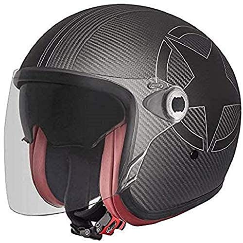 PREMIER KASK VINTAGE Star Carbon BM, szary węgiel/biały, L