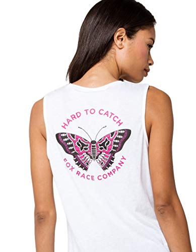 Fox Koszulka Lady Bez Rękawów Flutter White Xs