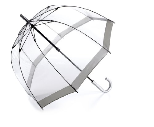 Fulton parasol-laska, kolor: przezroczysty L041 Silver Trim