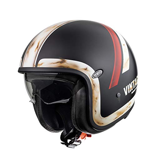 PREMIER HELMET VINTAGE DO 92 O.S. BM, czarny/biały/czerwony, S