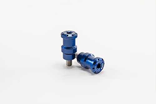 Rolki do stojaka montażowego zestaw Puig Hi-Tech 8 mm niebieskie