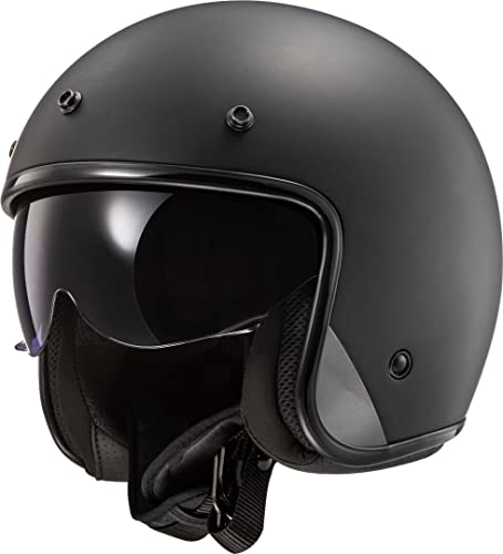 LS2 Kaski motocyklowe - OF601 - otwarte, BOB - MATT BLACK - XL