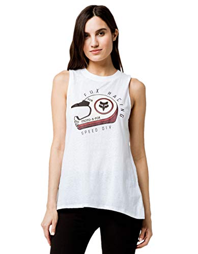 Fox Koszulka Lady Bez Rękawów Road Course White S