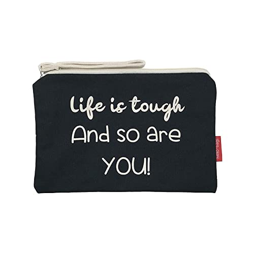 Econanos Hellobags2019 płócienna i plażowa torba na zakupy, 23 cm, czarna (NEGRO)