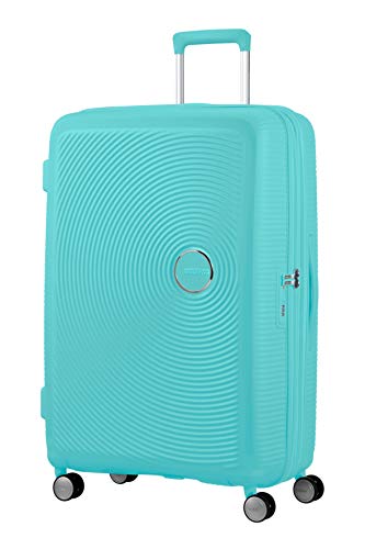 American Tourister Soundbox Walizka na 4 kółkach 77 cm poolside blue