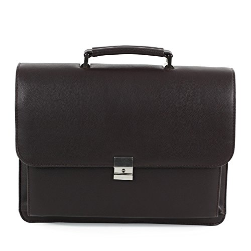 D & N Business Line aktówka, 40 cm, brązowy (brązowy) - 5373-03