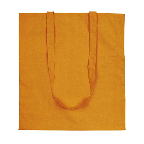 eBuyGB Naturalne mieszanka bawełny i toreb, 10 sztuk, 3 kolorów, kolor: pomarańczowy 1205810-10a