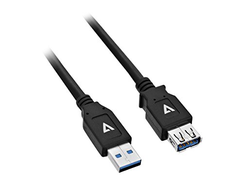 V7 Kabel USB USB3.0A TO A EXT CABLE 2M BLAC V7U3.0EXT-2M-BLK-1E