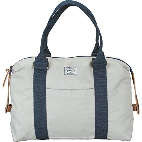 LIGHTPAK torebka damska Sweetbox, damska torebka z poliestru, torba z uchwytem z oddzielną kieszenią na telefon komórkowy, torba sportowa, 36 cm, beżowy (biały) - 46138