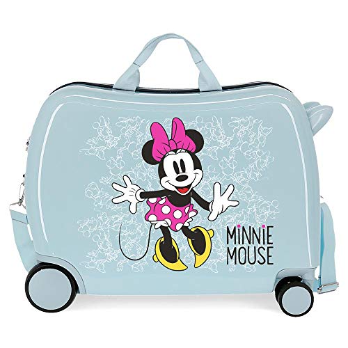 Disney Mickey 'Enjoy the Day' walizka kabinowa, Jasnoniebieski, 50x38x20 cms, Walizka dziecięca