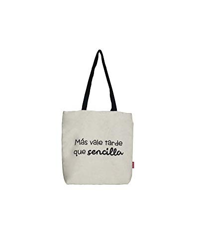 Econanos Hellobags2019 płócienna i plażowa torba typu tote, 38 cm, biaa