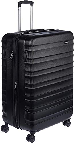 Amazon Basics Walizka twarda na kółkach, 71,12 cm, czarna