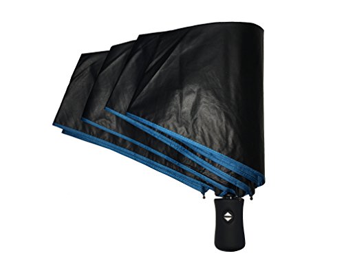 SMATI smati torba osłona  anty-UV  wiatroszczelna  Parasol kompaktowy  Projektowanie w Paryżu 2018, kolor: niebieski SA3322UVBLEU