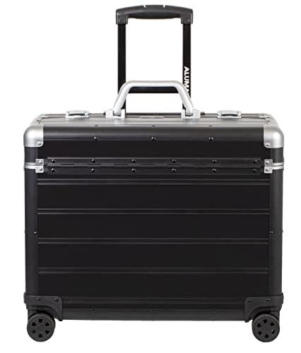Alumaxx Biznesowa walizka na kółkach Pandora, 47 cm, 36 l, czarna matowa, czarny mat, 47 cm, walizka