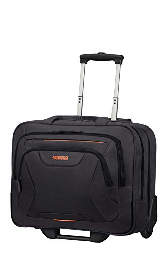 American Tourister at Work Rolling Tote, Schwarz (Black/Orange) (czarny) - 88533/1070