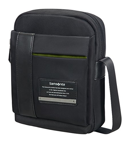 Samsonite Openroad tablet crossover torba listonoszka, 29 cm, 4,5 litra, czarna odrzutowa, kasztanowa brązowa
