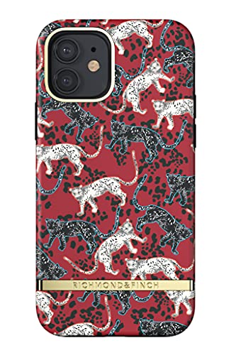 Richmond&Finch Etui iPhone 12 / 12 Pro, samba red leopard
