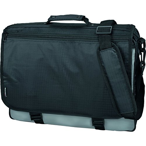 Lightpak 46069  MessengerBag Wave, poliester, czarno-szary 46069