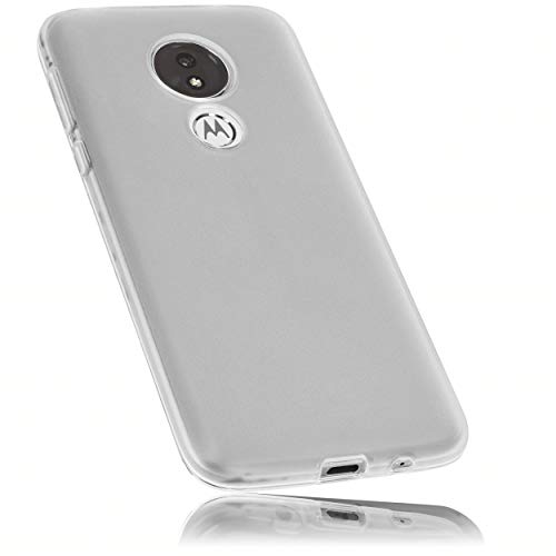 mumbi Etui kompatybilne z Motorola Moto G7 Power etui na telefon komórkowy, przezroczyste, białe