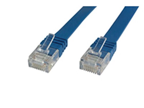 MicroConnect RJ-45/RJ-45 kat.6 1m Niebieski V-UTP601B-FLAT