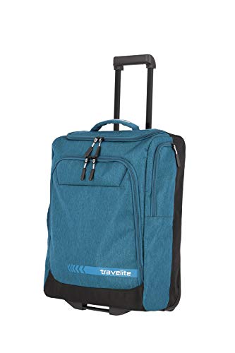 Travelite Kick Off Trolley, Petrol, 55 cm (Trolley S), Walizka na kółkach Kick OFF