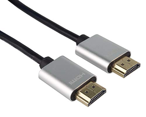 PremiumCord Kabel Kabel Slim HDMI Kabel 0.5m, High Speed + Ethernet (kphdmes05)