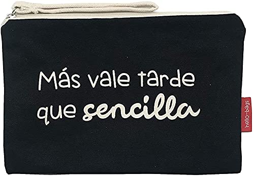 Econanos Hellobags2019 torba plażowa, 23 cm, czarna (Negro)