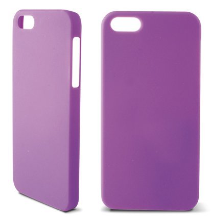 Ksix Etui HARD COVER RUBBER dedykowane do Apple iPhone SE/5S/5 fioletowe B0914CAR05