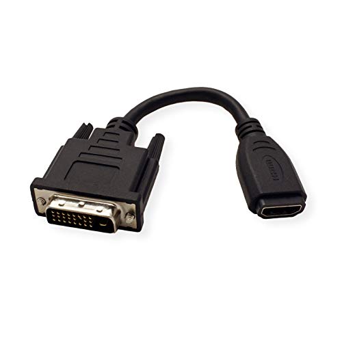 Value Kabel DVI na HDMI M/F 0.15m Czarny 12.99.3116