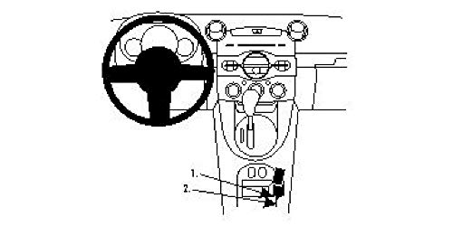 Brodit ProClip 834554 zapewnia Mazda 2 10  11 834554