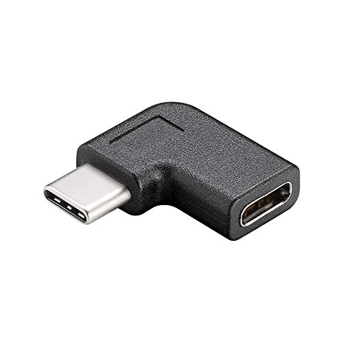 Warsztatowski Adapter kątowy USB-C gniazdo-wtyk Czarny USBC-ADAPTERKAT