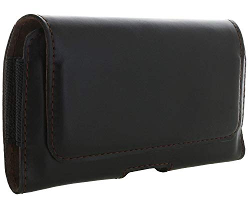 honju Horizon etui na telefon komórkowy z prawdziwej skóry - pokrowiec do Huawei P Smart, P30 - Samsung Galaxy A5, J3, J5 / A20e A40 - Apple iPhone 11, 11 Pro, iPhone XS, XR, X - czarne