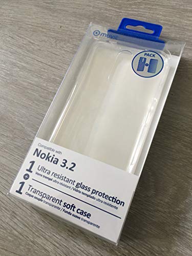 Muvit Pack etui ochronne do Nokia 3.2, szkło hartowane, przezroczyste