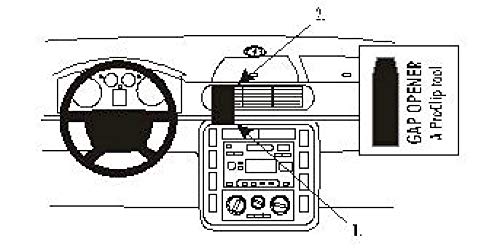 Brodit ProClip for Ford Galaxy 01  06 Czarny 852840