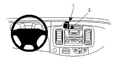 Brodit 213461 ProClip do Opel Vivaro 02  10 Czarny 213461