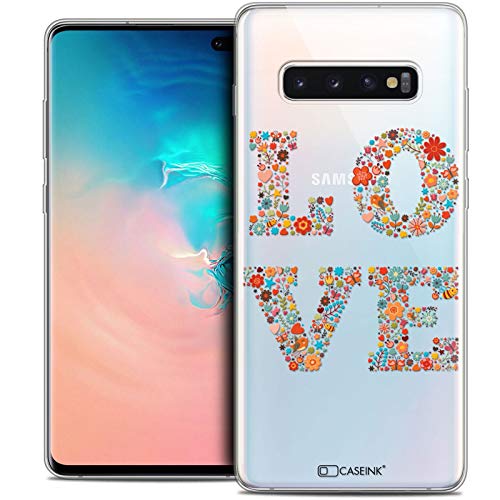 Etui ochronne do Samsung Galaxy S10+, ultracienkie, motyw: Love Flowers